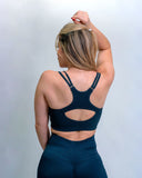 Top seamless Sienna deportivo color azul navy