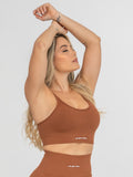 Top seamless brenda deportivo color café