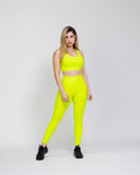 Set Julia mate amarillo neón