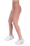 Legging mate deportivo control abdomen color rosa cobre