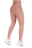 Legging mate deportivo control abdomen color rosa cobre
