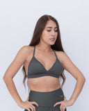 Top mate Anastasia verde militar