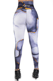 Legging estampado deportivo control abdomen goldens cracks