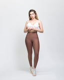 Legging mate deportivo control abdomen color cocoa