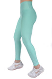 Legging mate deportivo control abdomen color verde menta