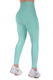 Legging mate deportivo control abdomen color verde menta