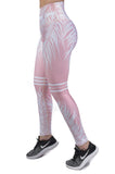 Legging estampado deportivo control abdomen rose beach