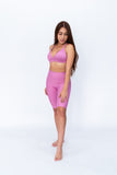 Biker mate deportivo control abdomen color rosa mora