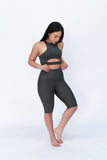 Biker mate deportivo control abdomen color verde militar