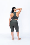 Biker mate deportivo control abdomen color verde militar