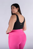 Legging mate deportivo control abdomen color fucsia