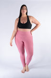 Legging mate deportivo control abdomen color mora