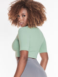 Top seamless Julieta deportivo color verde