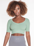 Top seamless Julieta deportivo color verde