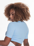 Top seamless Julieta deportivo color azul